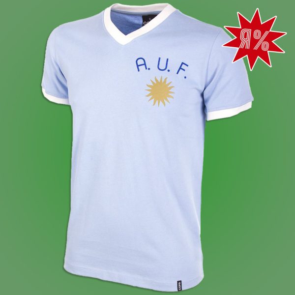 Uruguay 1970's Retro Voetbalshirt Outlet