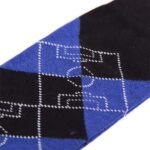 Argyle Football Pitch Sokken | Zwart-Blauw 4
