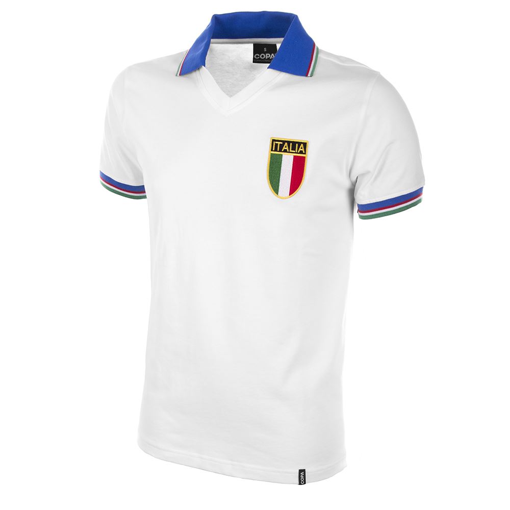 Vernietigen Vooruitzien Optimisme Italië Uit WK 1982 Retro Voetbalshirt