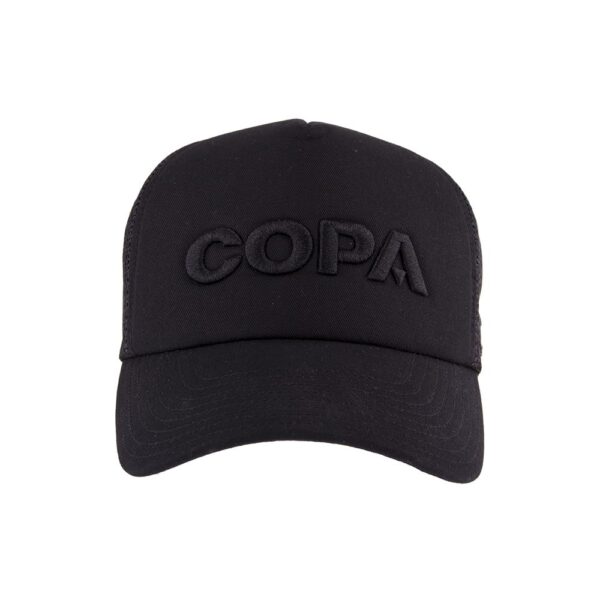 COPA 3D Black Logo Trucker Cap 2