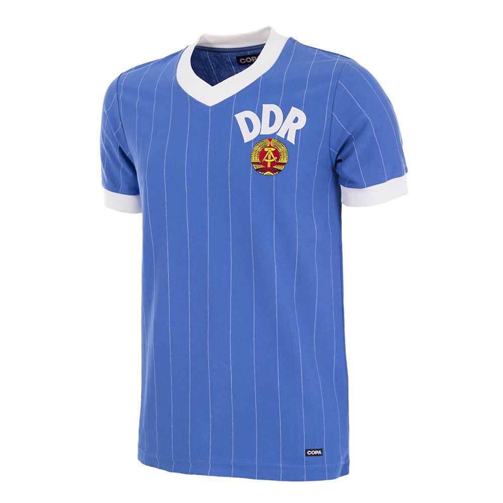 Arab tobben omringen DDR 1985 Retro Voetbalshirt