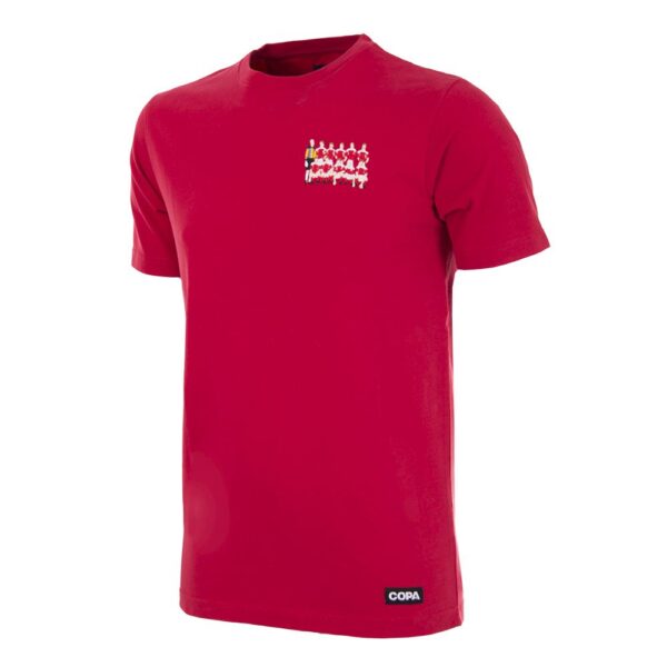 Denemarken 1992 Europees Kampioen Geborduurd T-Shirt