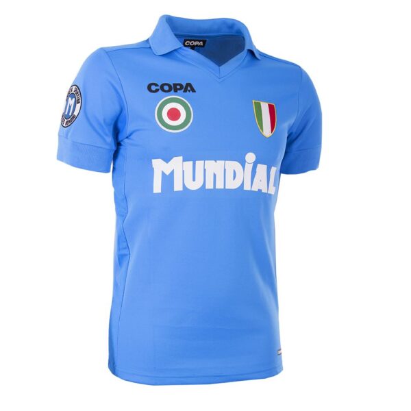 MUNDIAL Napoli x COPA Voetbalshirt Blauw 2