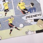 Watford FC That Deeney Goal x COPA Comic T-shirt 8