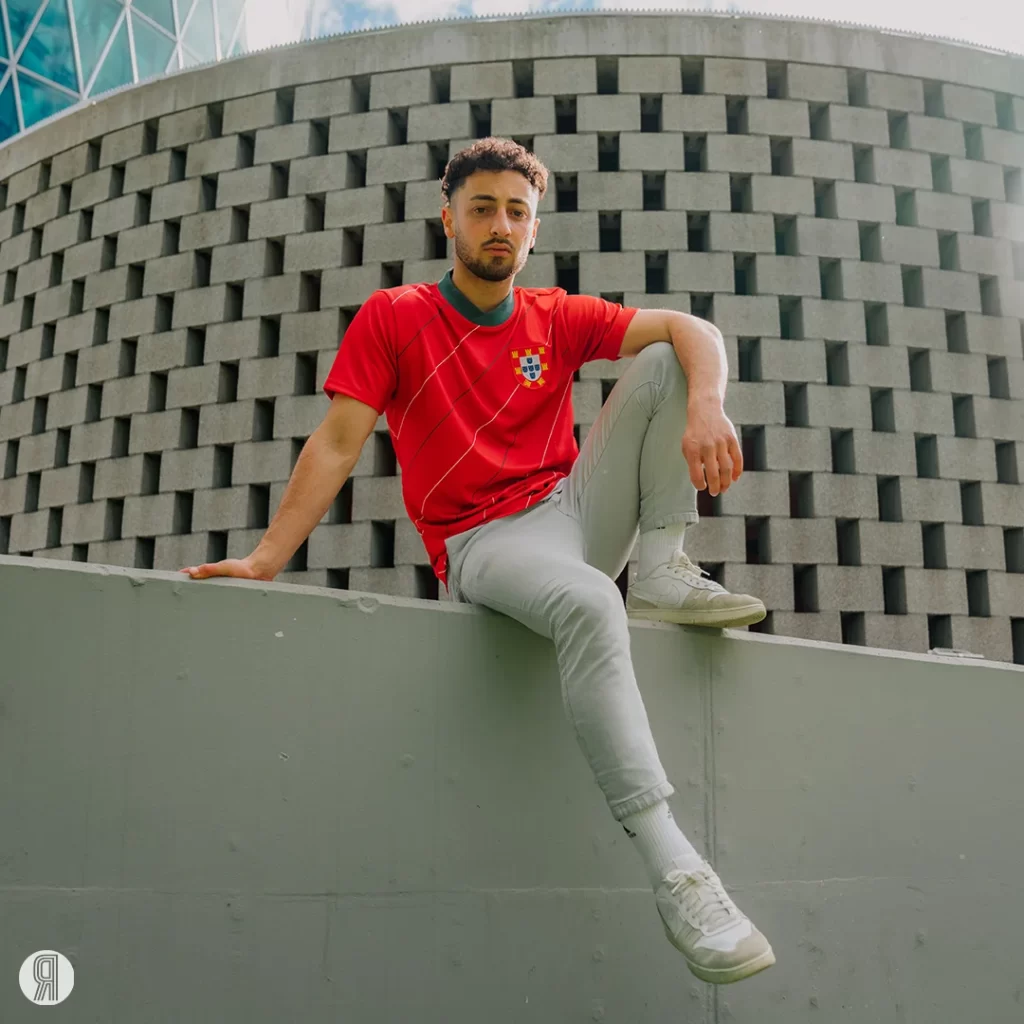 Portugal retro voetbalshirt