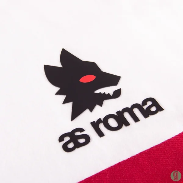 AS Roma Strepen T-Shirt Wit