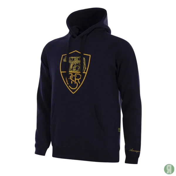 AS Roma Heritage Hoodie Blu