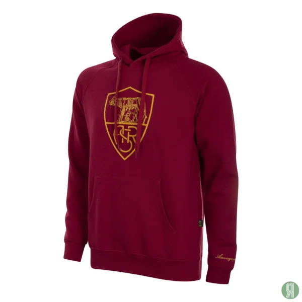 AS Roma Heritage Hoodie Rosso