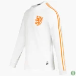 Nederland WK 1974 Cruijff retro voetbalshirt wit ls