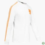 Nederland WK 1974 Cruijff retro voetbalshirt wit ls
