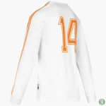 Nederland WK 1974 Cruijff retro voetbalshirt wit ls