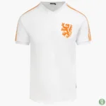 Nederland WK 1974 Cruijff retro voetbalshirt wit
