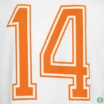 Nederland WK 1974 Cruijff retro voetbalshirt wit