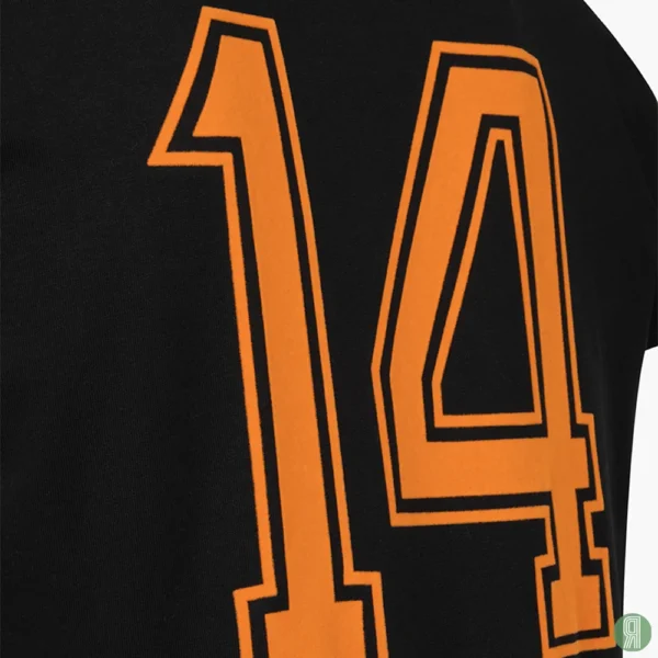 Nederland WK 1974 Cruijff retro voetbalshirt zwart