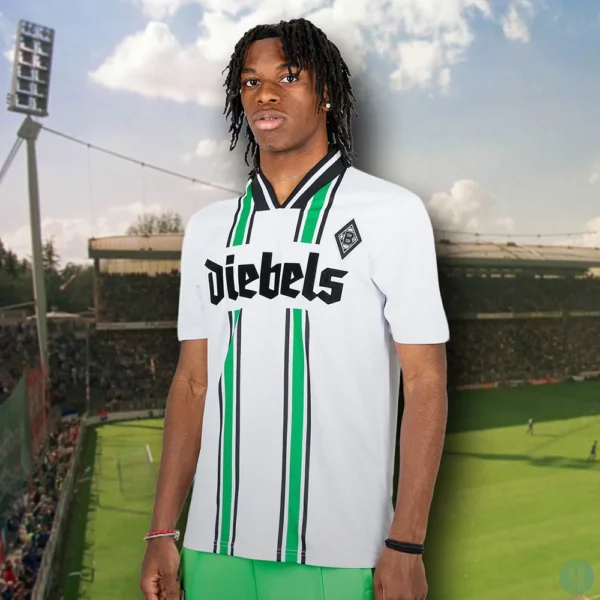 Borussia Monchengladbach 1996 - 97 Retro Voetbalshirt