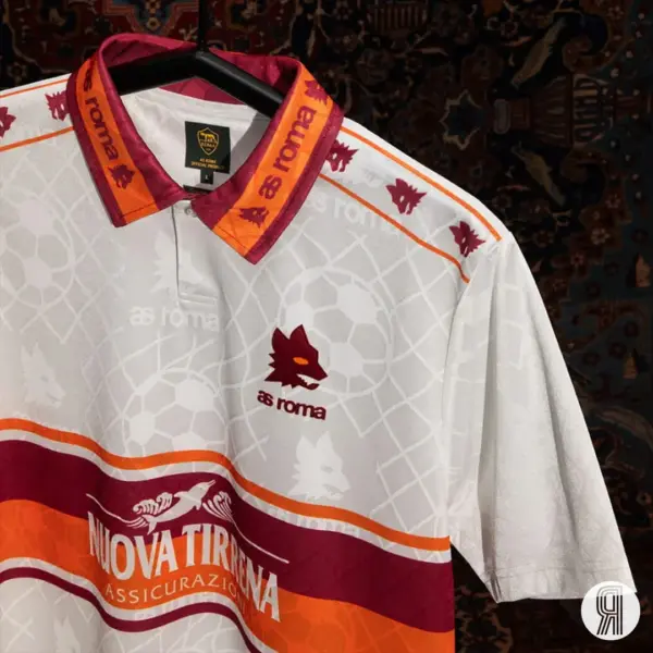 AS Roma 1994 - 95 Uit Retro Voetbalshirt