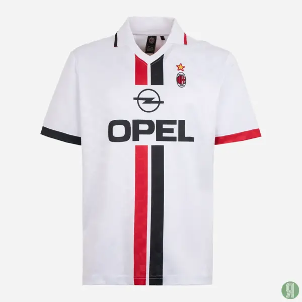 AC Milan 1995 - 96 Uit Retro Voetbalshirt