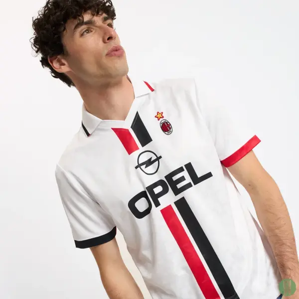 AC Milan 1995 - 96 Uit Retro Voetbalshirt