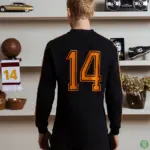 Nederland WK 1974 Cruijff retro voetbalshirt ls zwart