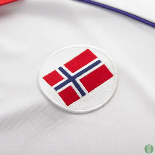 Noorwegen 1988 Uit Retro Voetbalshirt