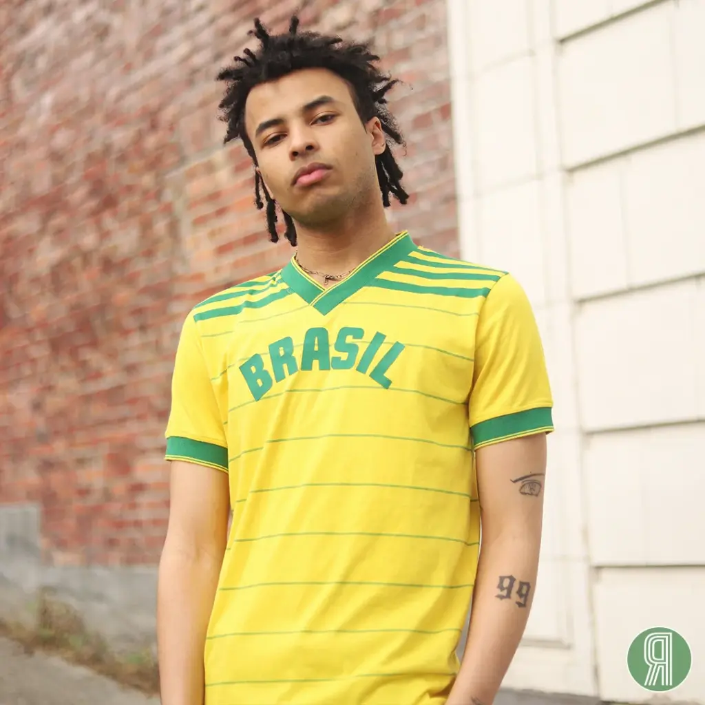 Brazilië retro voetbalshirt