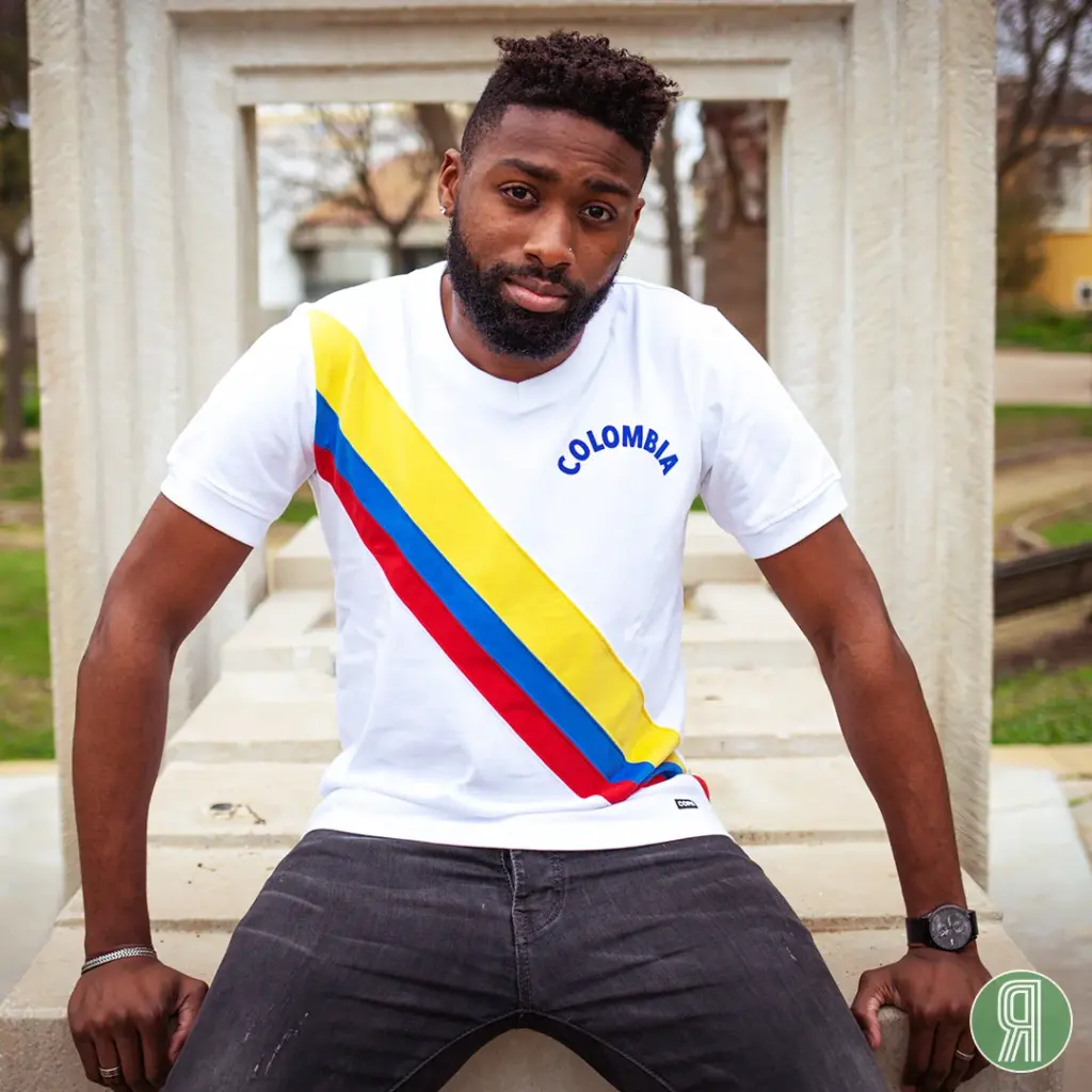 Colombia retro voetbalshirt