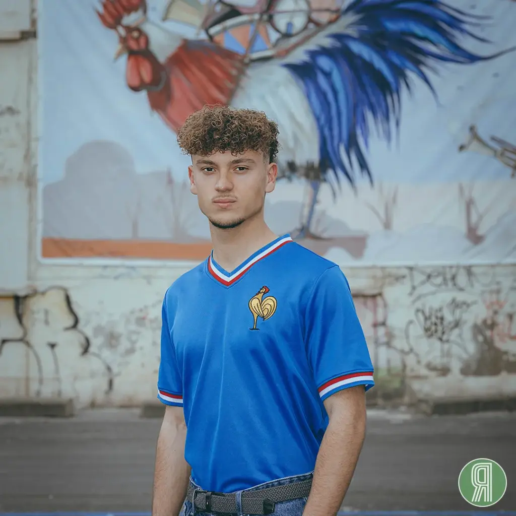 Frankrijk retro voetbalshirt