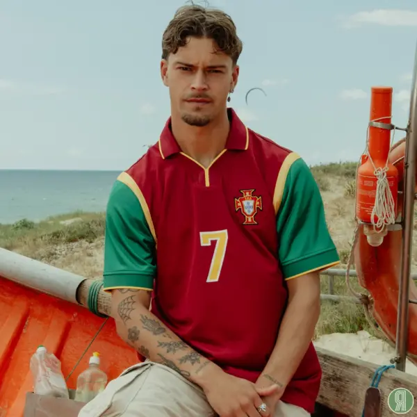 Portugal 1998 Retro Football Shirt