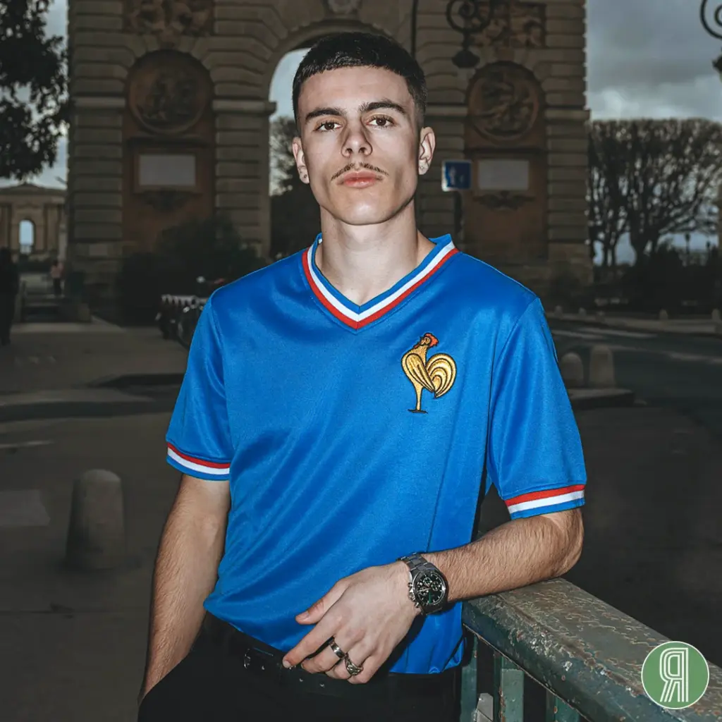 Frankrijk 1971 retro voetbalshirt