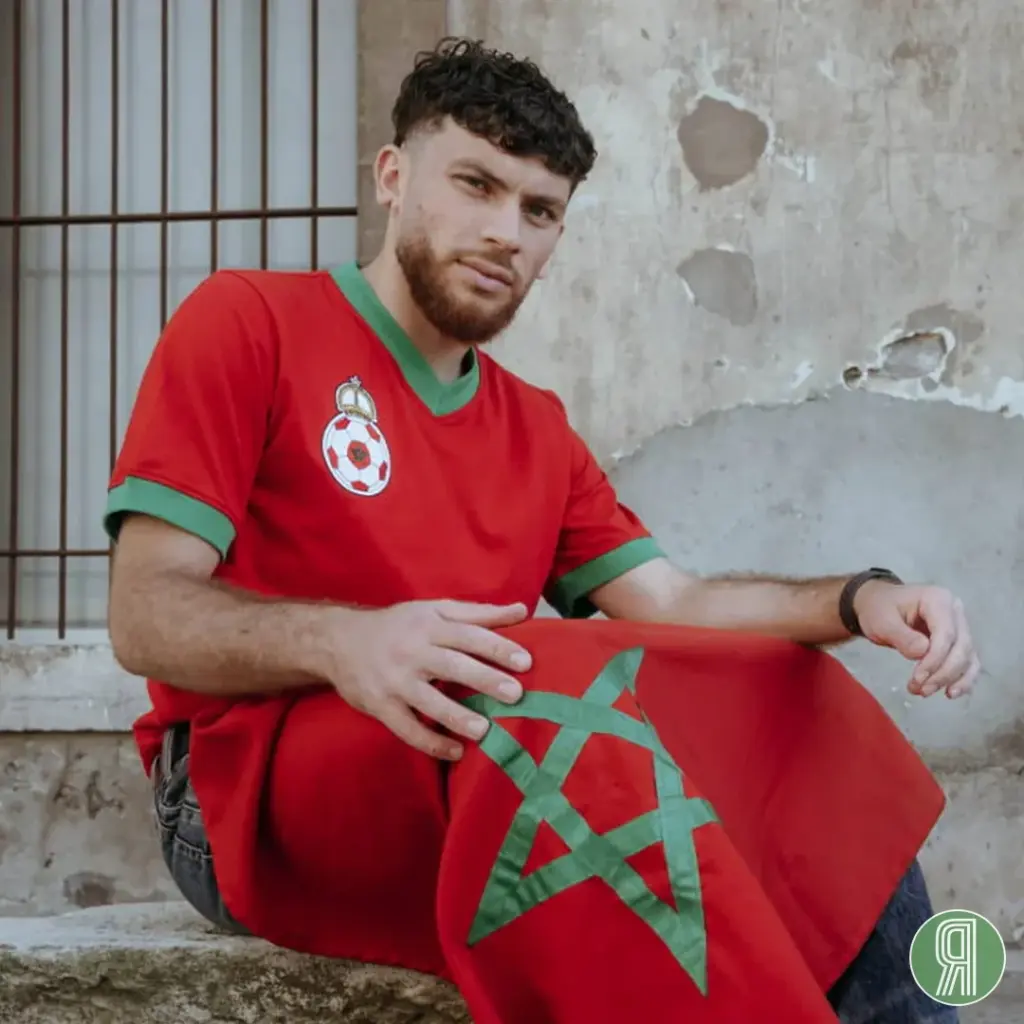 Marokko jaren '70 retro voetbalshirt
