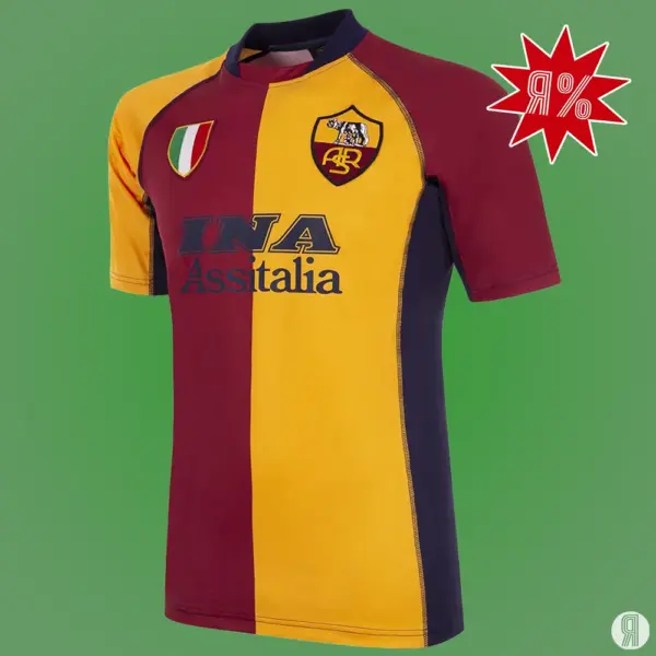 AS Roma 2001 – 2002 Retro Voetbalshirt