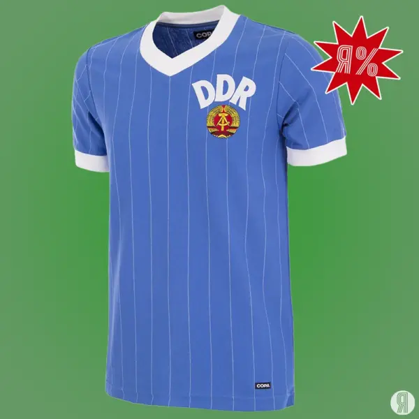 DDR jaren ’80 Retro Voetbalshirt